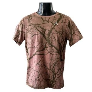 JORDAN ARCHED BROWN SHIRT BOYS NWT